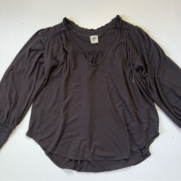 Free People NWT Care Bella Hemp Long Sleeve XS - Picture 7 of 11
